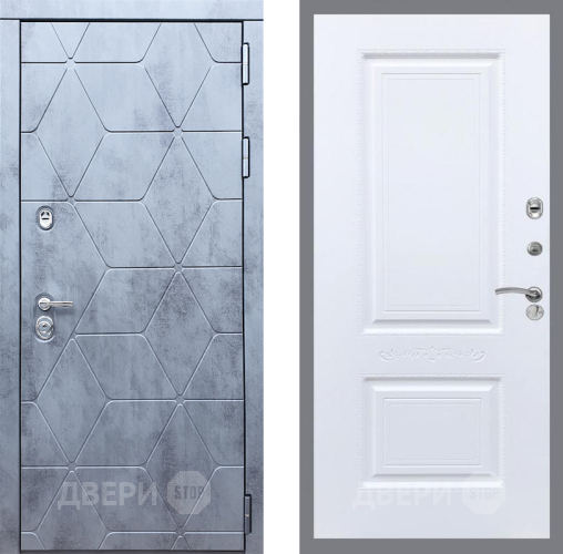 Входная металлическая Дверь Рекс (REX) 28 Смальта Силк Сноу в Краснознаменске