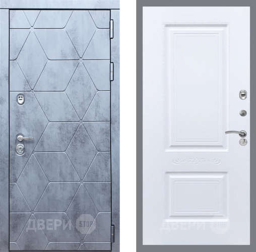 Входная металлическая Дверь Рекс (REX) 28 Смальта Силк Сноу в Краснознаменске