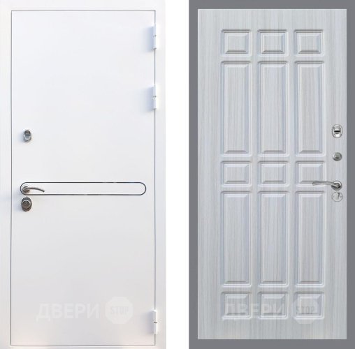 Входная металлическая Дверь Рекс (REX) 27 FL-33 Сандал белый в Краснознаменске