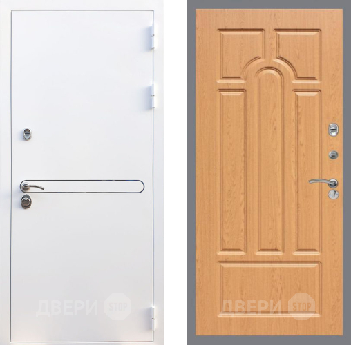 Входная металлическая Дверь Рекс (REX) 27 FL-58 Дуб в Краснознаменске