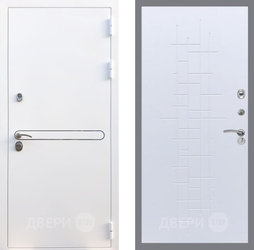 Входная металлическая Дверь Рекс (REX) 27 FL-289 Белый ясень в Краснознаменске