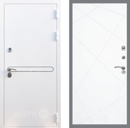 Входная металлическая Дверь Рекс (REX) 27 FL-291 Силк Сноу в Краснознаменске