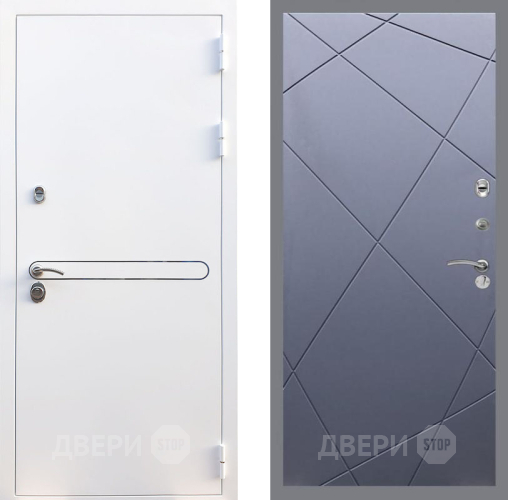 Входная металлическая Дверь Рекс (REX) 27 FL-291 Силк титан в Краснознаменске