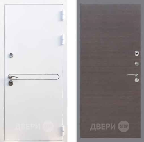 Входная металлическая Дверь Рекс (REX) 27 GL венге поперечный в Краснознаменске