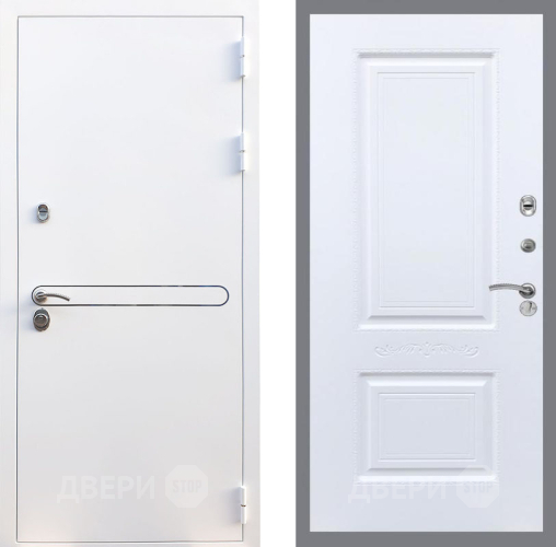 Входная металлическая Дверь Рекс (REX) 27 Смальта Силк Сноу в Краснознаменске