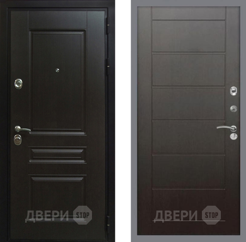 Входная металлическая Дверь Рекс (REX) Премиум-Н Сити Венге в Краснознаменске