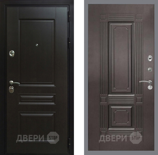 Входная металлическая Дверь Рекс (REX) Премиум-Н FL-2 Венге в Краснознаменске