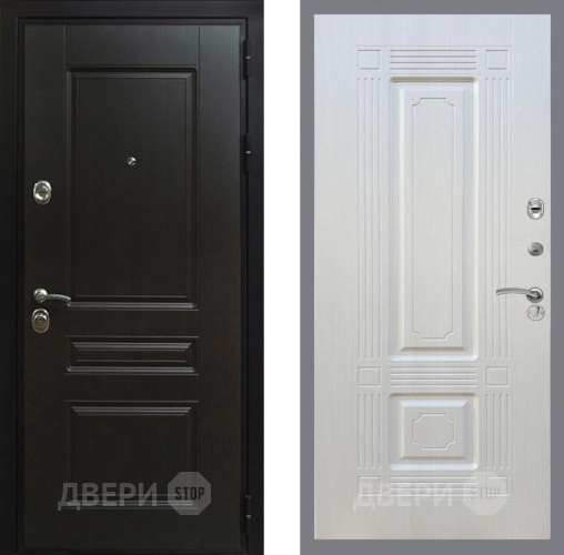 Входная металлическая Дверь Рекс (REX) Премиум-Н FL-2 Лиственница беж в Краснознаменске