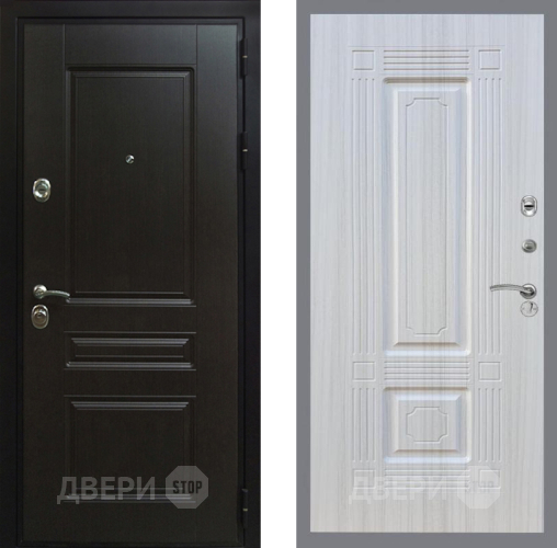Входная металлическая Дверь Рекс (REX) Премиум-Н FL-2 Сандал белый в Краснознаменске