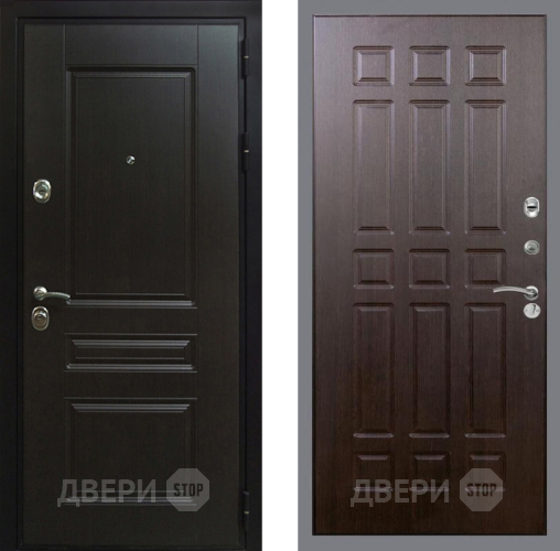Входная металлическая Дверь Рекс (REX) Премиум-Н FL-33 Венге в Краснознаменске