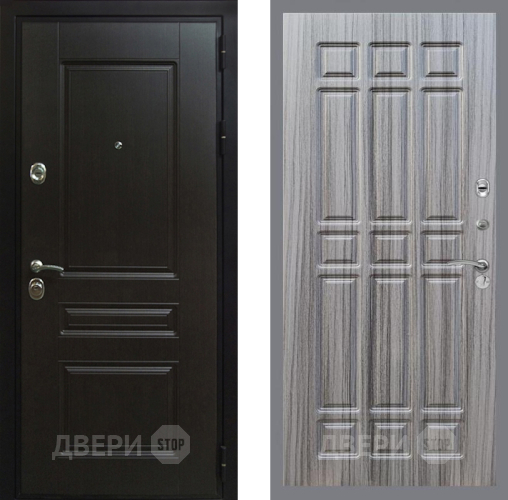 Входная металлическая Дверь Рекс (REX) Премиум-Н FL-33 Сандал грей в Краснознаменске