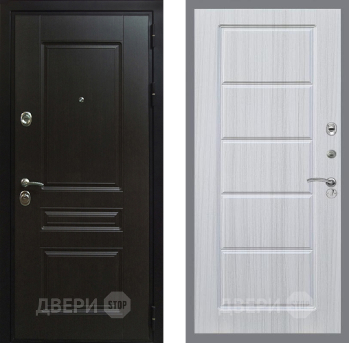 Входная металлическая Дверь Рекс (REX) Премиум-Н FL-39 Сандал белый в Краснознаменске