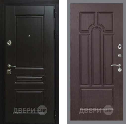 Входная металлическая Дверь Рекс (REX) Премиум-Н FL-58 Венге в Краснознаменске