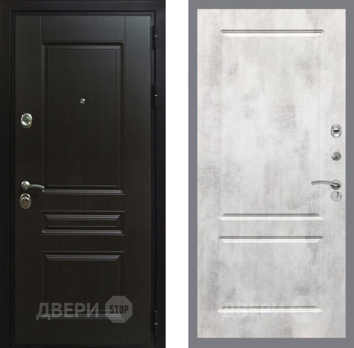 Входная металлическая Дверь Рекс (REX) Премиум-Н FL-117 Бетон светлый в Краснознаменске
