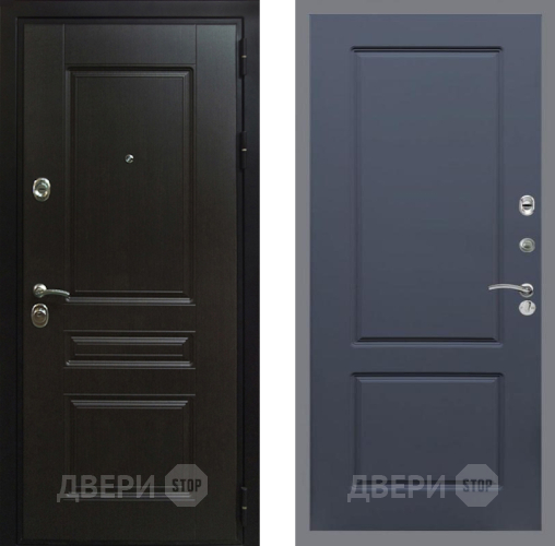 Входная металлическая Дверь Рекс (REX) Премиум-Н FL-117 Силк титан в Краснознаменске