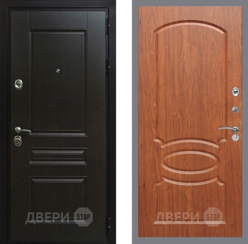 Входная металлическая Дверь Рекс (REX) Премиум-Н FL-128 Морёная берёза в Краснознаменске
