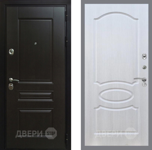 Входная металлическая Дверь Рекс (REX) Премиум-Н FL-128 Лиственница беж в Краснознаменске