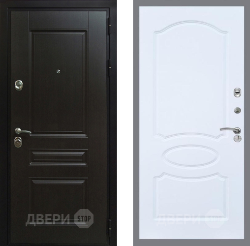 Дверь Рекс (REX) Премиум-Н FL-128 Силк Сноу в Краснознаменске