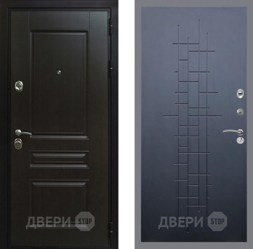 Входная металлическая Дверь Рекс (REX) Премиум-Н FL-289 Ясень черный в Краснознаменске