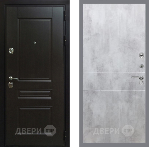 Входная металлическая Дверь Рекс (REX) Премиум-Н FL-290 Бетон светлый в Краснознаменске