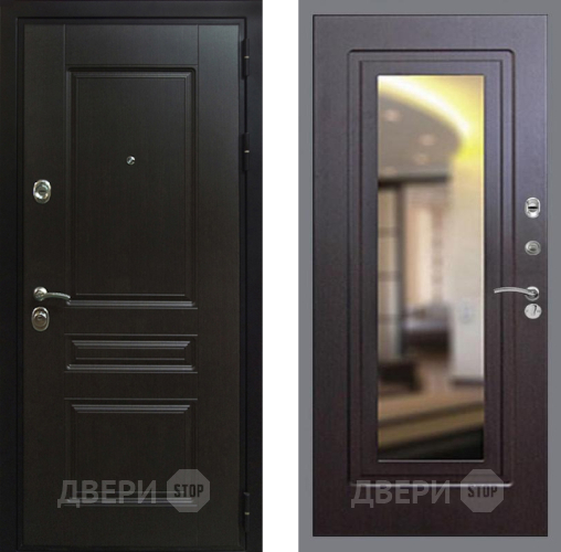 Входная металлическая Дверь Рекс (REX) Премиум-Н FLZ-120 Венге в Краснознаменске
