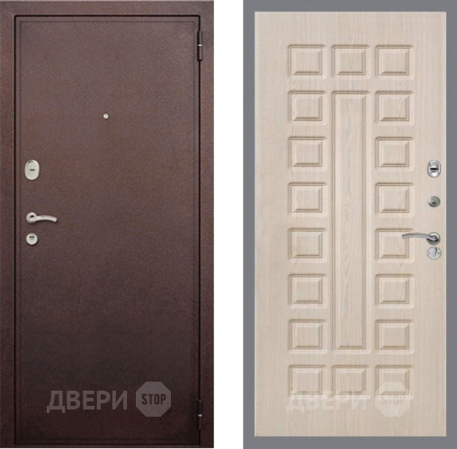 Дверь Рекс (REX) 2 Медный Антик FL-183 Беленый дуб в Краснознаменске