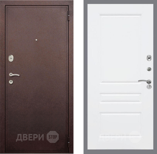 Дверь Рекс (REX) 2 Медный Антик FL-243 Силк Сноу в Краснознаменске