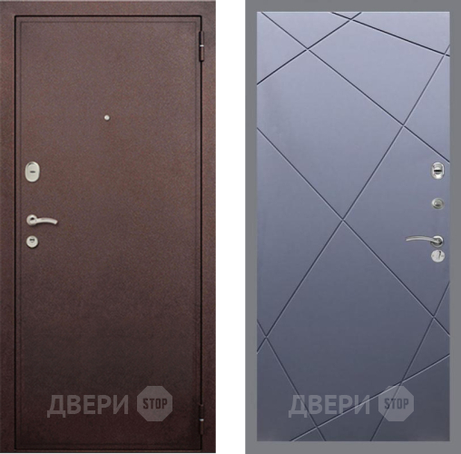 Дверь Рекс (REX) 2 Медный Антик FL-291 Силк титан в Краснознаменске