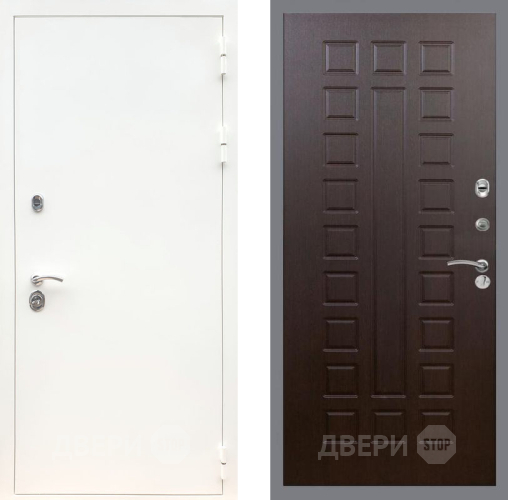 Дверь Рекс (REX) 5 Белая Шагрень FL-183 Венге в Краснознаменске