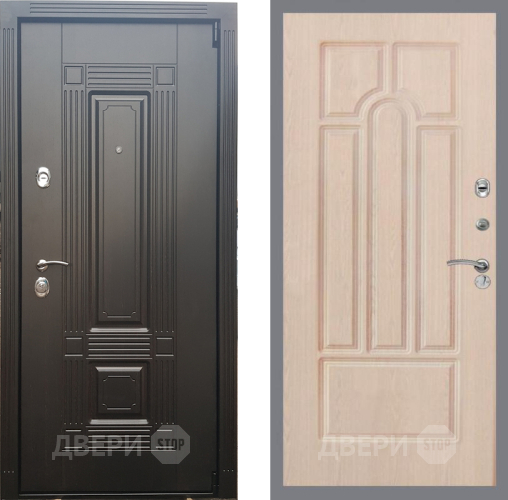 Входная металлическая Дверь Рекс (REX) 9 FL-58 Беленый дуб в Краснознаменске