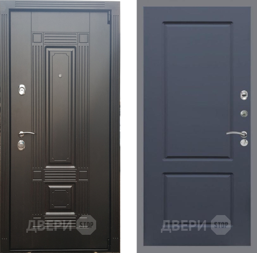 Входная металлическая Дверь Рекс (REX) 9 FL-117 Силк титан в Краснознаменске