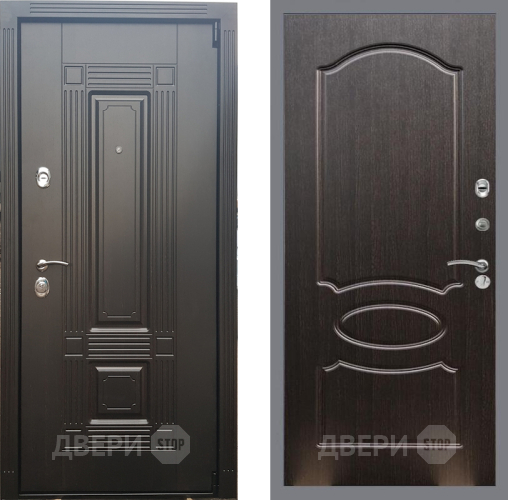 Входная металлическая Дверь Рекс (REX) 9 FL-128 Венге светлый в Краснознаменске