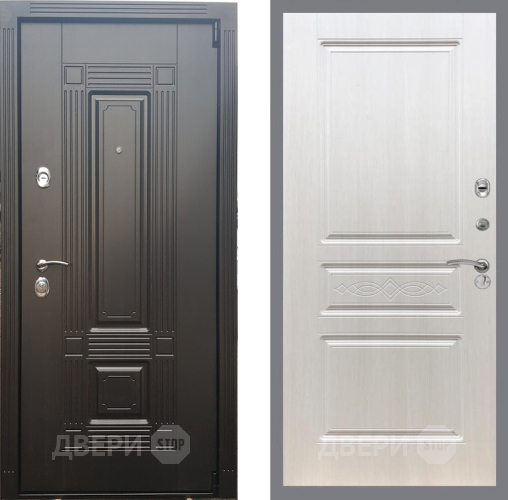 Входная металлическая Дверь Рекс (REX) 9 FL-243 Лиственница беж в Краснознаменске