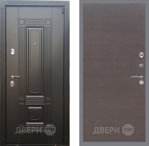 Входная металлическая Дверь Рекс (REX) 9 GL венге поперечный в Краснознаменске