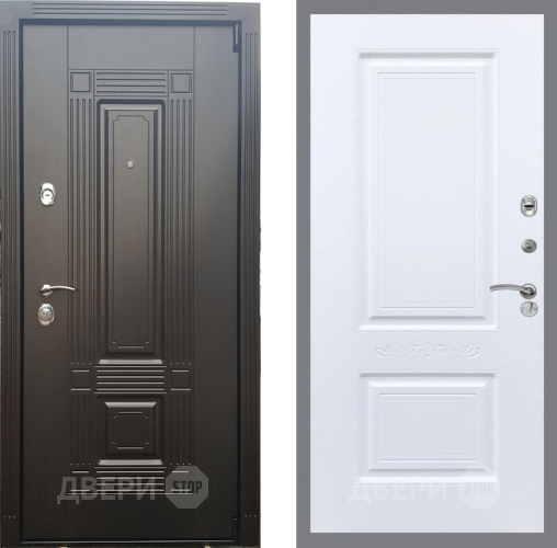 Входная металлическая Дверь Рекс (REX) 9 Смальта Силк Сноу в Краснознаменске