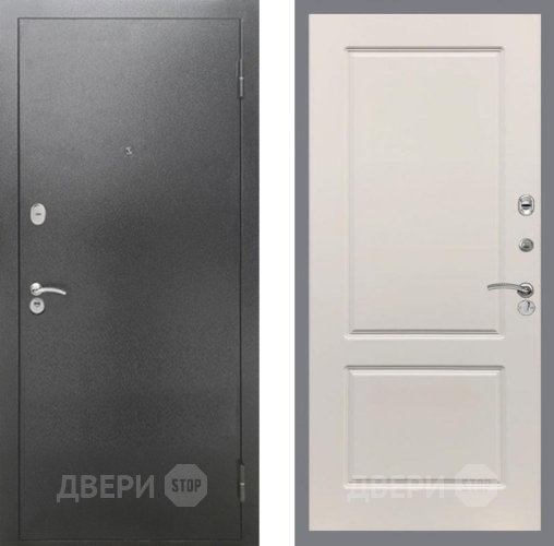 Входная металлическая Дверь Рекс (REX) 2А Серебро Антик FL-117 Шампань в Краснознаменске