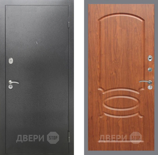 Входная металлическая Дверь Рекс (REX) 2А Серебро Антик FL-128 Морёная берёза в Краснознаменске