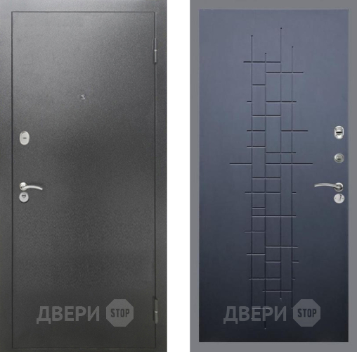 Входная металлическая Дверь Рекс (REX) 2А Серебро Антик FL-289 Ясень черный в Краснознаменске