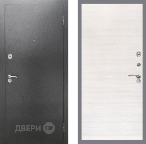 Дверь Рекс (REX) 2А Серебро Антик GL Акация в Краснознаменске