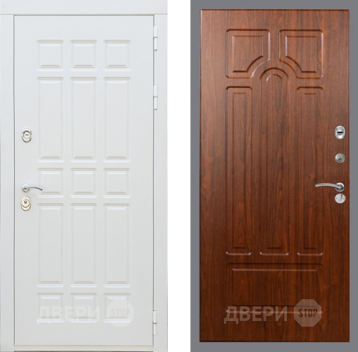 Входная металлическая Дверь Рекс (REX) 8 Силк Сноу FL-58 Морёная берёза в Краснознаменске