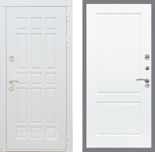 Входная металлическая Дверь Рекс (REX) 8 Силк Сноу FL-117 Силк Сноу в Краснознаменске