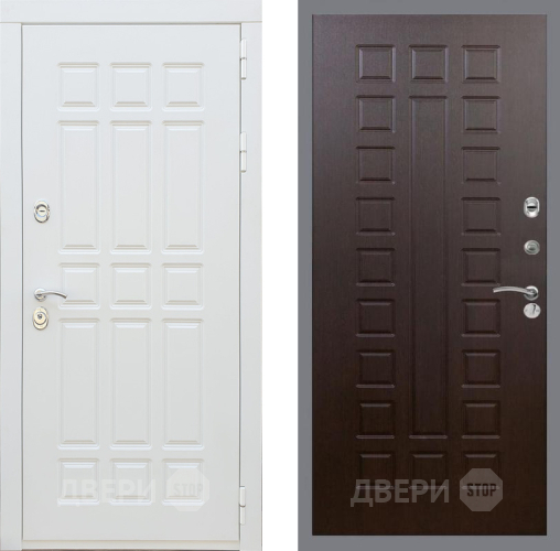 Входная металлическая Дверь Рекс (REX) 8 Силк Сноу FL-183 Венге в Краснознаменске