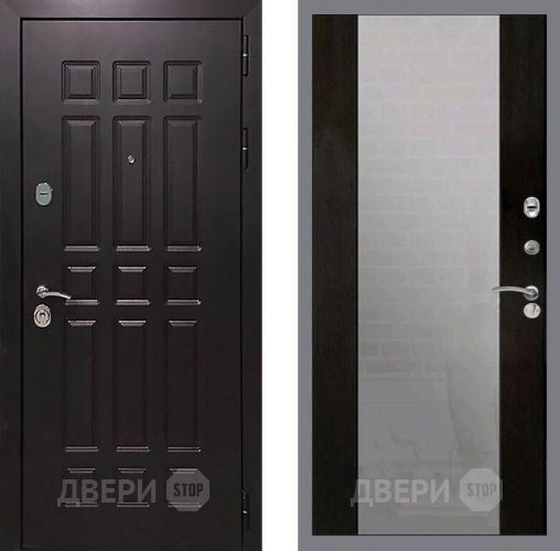 Входная металлическая Дверь Рекс (REX) 8 СБ-16 Зеркало Венге в Краснознаменске