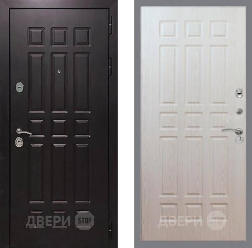 Входная металлическая Дверь Рекс (REX) 8 FL-33 Беленый дуб в Краснознаменске