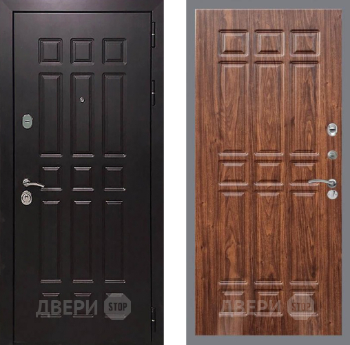 Входная металлическая Дверь Рекс (REX) 8 FL-33 орех тисненый в Краснознаменске