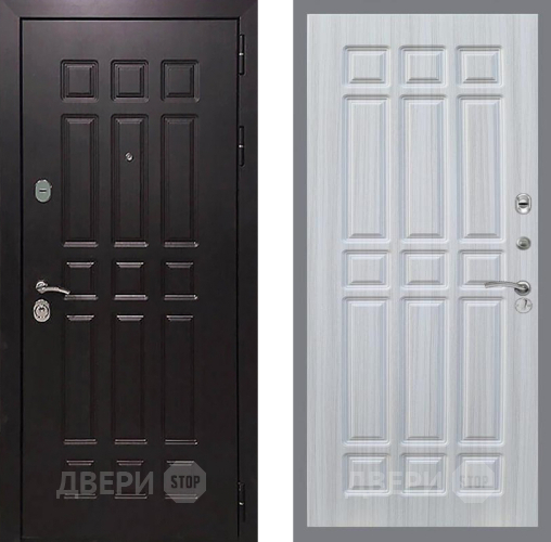Входная металлическая Дверь Рекс (REX) 8 FL-33 Сандал белый в Краснознаменске