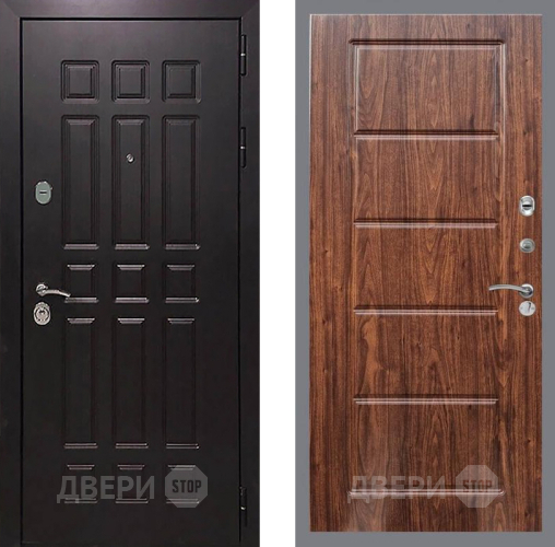 Входная металлическая Дверь Рекс (REX) 8 FL-39 орех тисненый в Краснознаменске