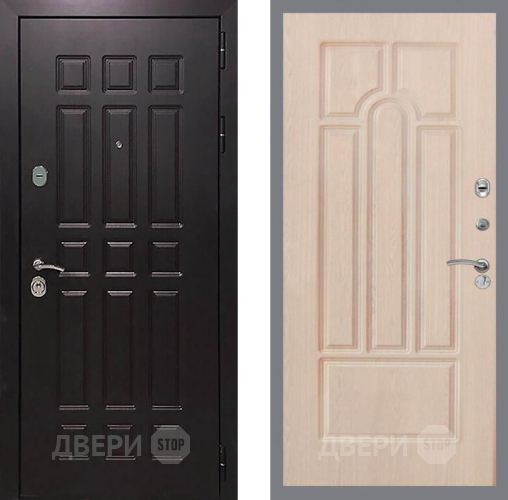 Входная металлическая Дверь Рекс (REX) 8 FL-58 Беленый дуб в Краснознаменске