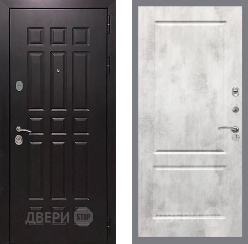 Входная металлическая Дверь Рекс (REX) 8 FL-117 Бетон светлый в Краснознаменске