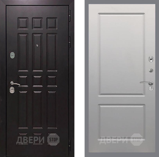 Входная металлическая Дверь Рекс (REX) 8 FL-117 Грей софт в Краснознаменске